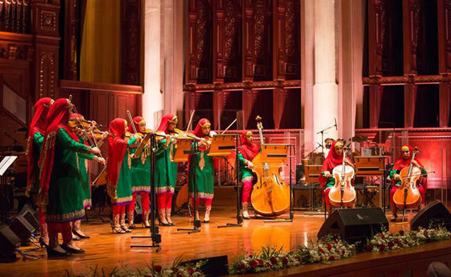 In this file photo, musicians perform at the Royal Opera House in Muscat during a women's celebration in Oman. Saudi Arabia will soon have its own opera house, to be located in the Red Sea port city of Jeddah. (Photo courtesy of the Royal Opera House in Muscat)