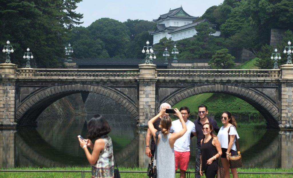 Japan has a variety of tourist attractions, and Omani travelers tend to visit the Imperial Palace in Tokyo, the embassy said. (AFP)