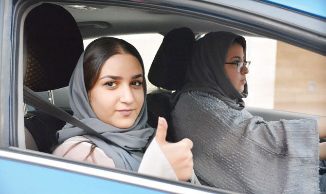  In September 2017, a royal decree announced the end of a decades-long ban on women driving (AN photo by Huda Bashatah)