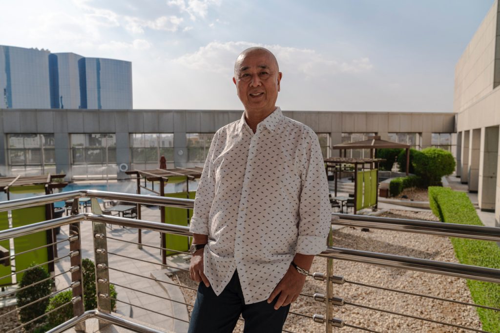 Chef Nobu Matsuhisa in Riyadh on Oct. 15. (Ziyad Alarfaj)