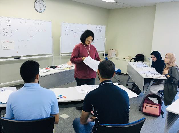  In the classroom for Japanese language courses. (Photo/Supplied)