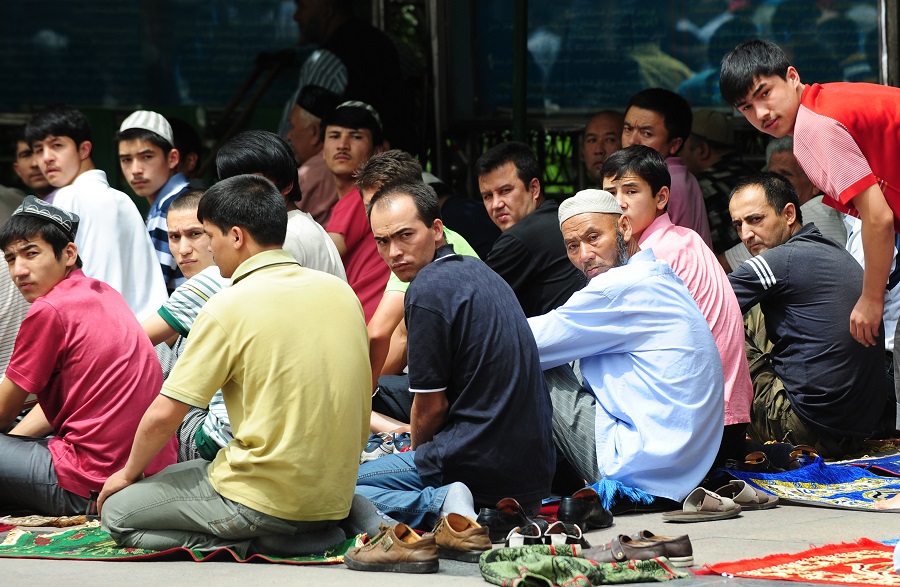The Muslim ethnic minority group makes up almost half of the total population of the Xinjiang province.