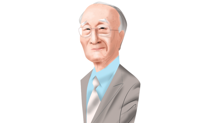Nobuo Tanaka, president of Sasakawa Peace Foundation. (Illustration by Luis Grañena)