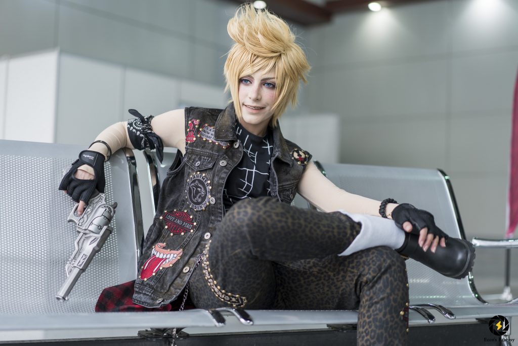 Character props such as wigs and weapons can take days to perfect by designing and redesigning, as seen with Final Fantasy XV’s best gunman, Prompto Argentum. (Photo courtesy: Abdullah Al-Jughaiman)