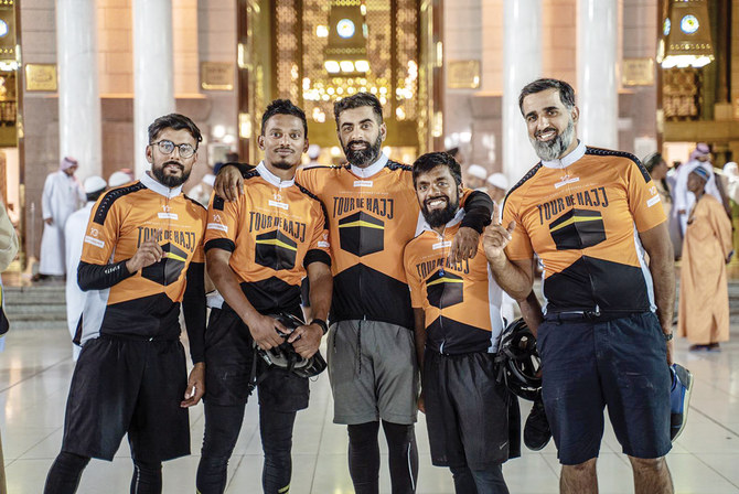 The “Tour de Hajj” team’s goal is to raise funds for the charity to build wells, schools and mosques in countries such as Pakistan, South Africa and Uganda. (Photos/Supplied)