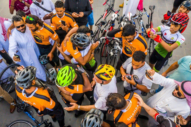 The “Tour de Hajj” team’s goal is to raise funds for the charity to build wells, schools and mosques in countries such as Pakistan, South Africa and Uganda. (Photos/Supplied)