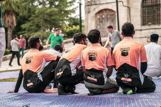 The “Tour de Hajj” team’s goal is to raise funds for the charity to build wells, schools and mosques in countries such as Pakistan, South Africa and Uganda. (Photos/Supplied)