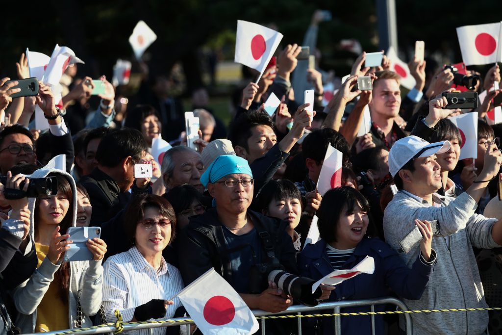 Throngs of people traveled to the capital from across the nation to witness the pageant. (AFP)