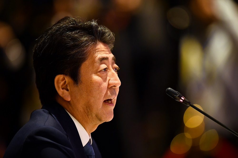 Japanese Prime Minister Shinzo Abe said “we will draft new economic measures on a 15-month budget basis, in order to speed up post disaster reconstruction efforts. (AFP file)