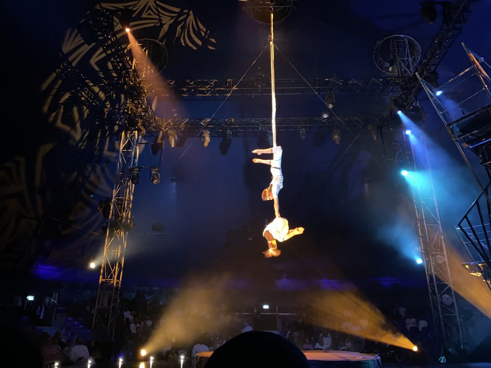 The acrobatic world of fantasy and imagination at Riyadh Season. (AN photo)