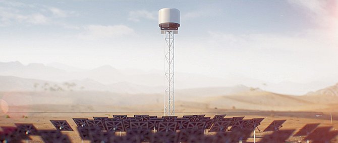Azelio’s concentrated solar power technology allows thermal energy to be stored directly from mirrored solar radiation. The tech breakthrough offers hope to areas that struggle with weak or nonexistent electricity grids. (Supplied)