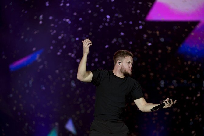 American pop rock band Imagine Dragons will perform on Nov. 22. (AFP)