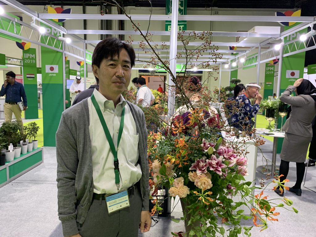 “There is a lot of interest in our products and we are happy we came for this event,” Kenichi Saito of the Japan Flowers and Plants Exports Association said. (Arab News)
