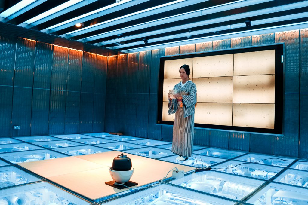 CHI-KA curated a traditional Japanese tea ceremony with an artistic flare. (Supplied)