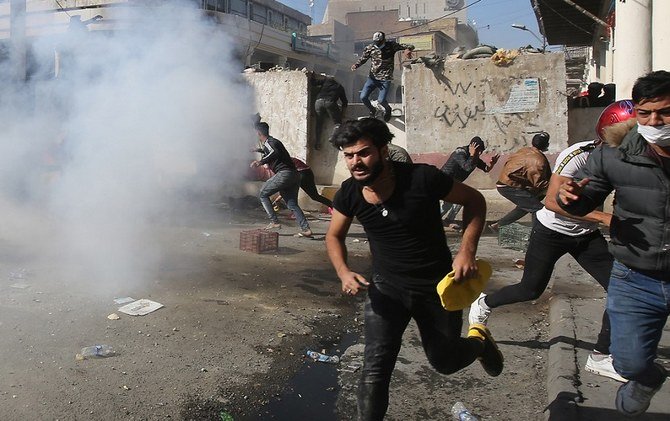 An estimated 350 people have been killed and thousands wounded in the protest movement that erupted on October 1. (File/AFP)