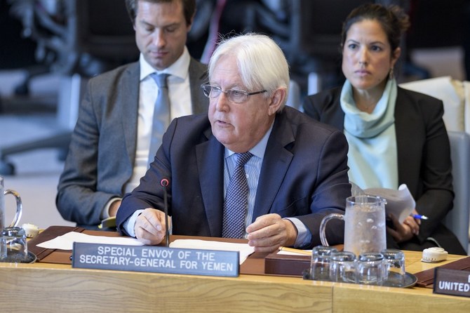 Griffiths told the UN Security Council that in the last two weeks the rate of the war had dramatically reduced. (AFP/File photo)