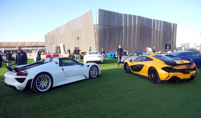 Cars at the Riyadh Show. (AN photo)