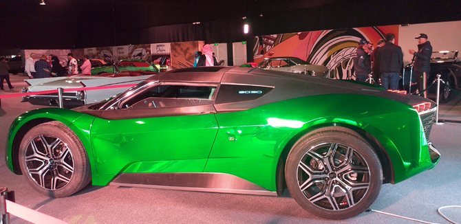 Cars at the Riyadh Show. (AN photo)