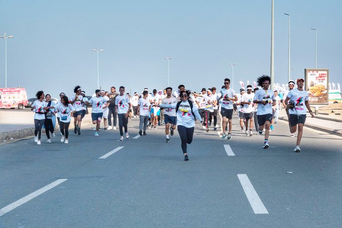 The Color Run is a part of the General Entertainment Authority’s efforts to attract top entertainment to Saudi Arabia and enrich the lifestyle of residents. (AN photo by Huda Bashatah)