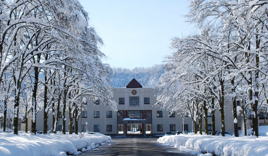 International University of Japan Campus in Winter