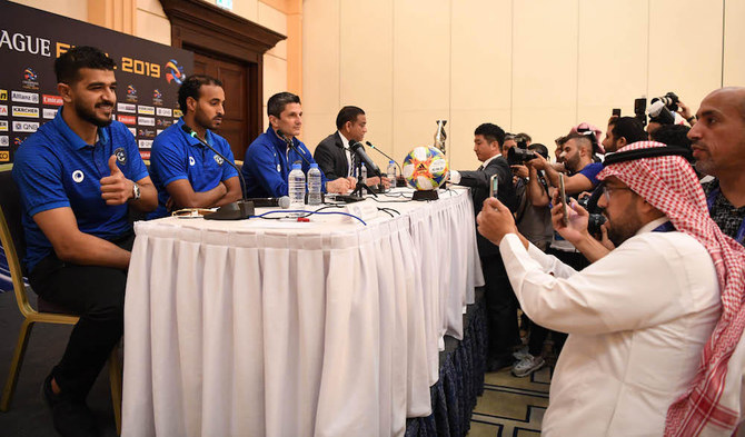 Al-Hilal’s coach, Razvan Lucescu was confident of his team’s chances during Friday’s press conference. (AN Photo/Basheer Alzain Saleh)