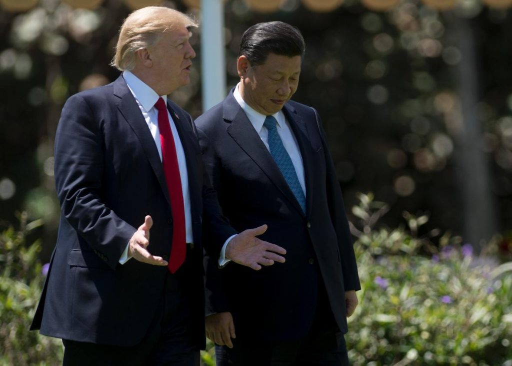 US President Donald Trump and Chinese President Xi Jinping. (AFP)