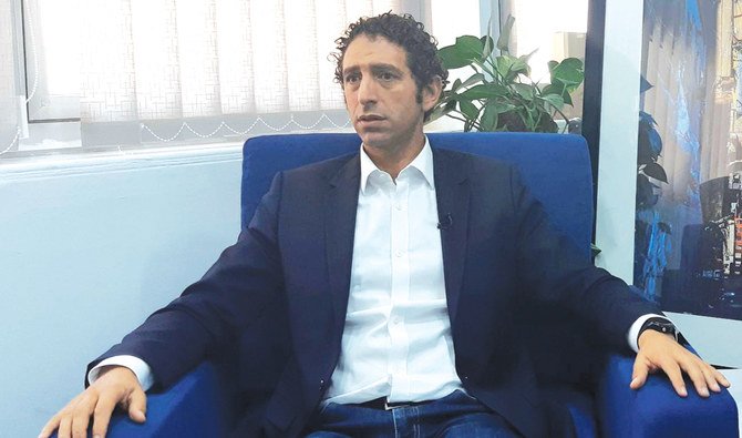 Mounir Nakhla, founder and CEO of Halan, is seen during an interview in Cairo, Egypt. (Reuters)