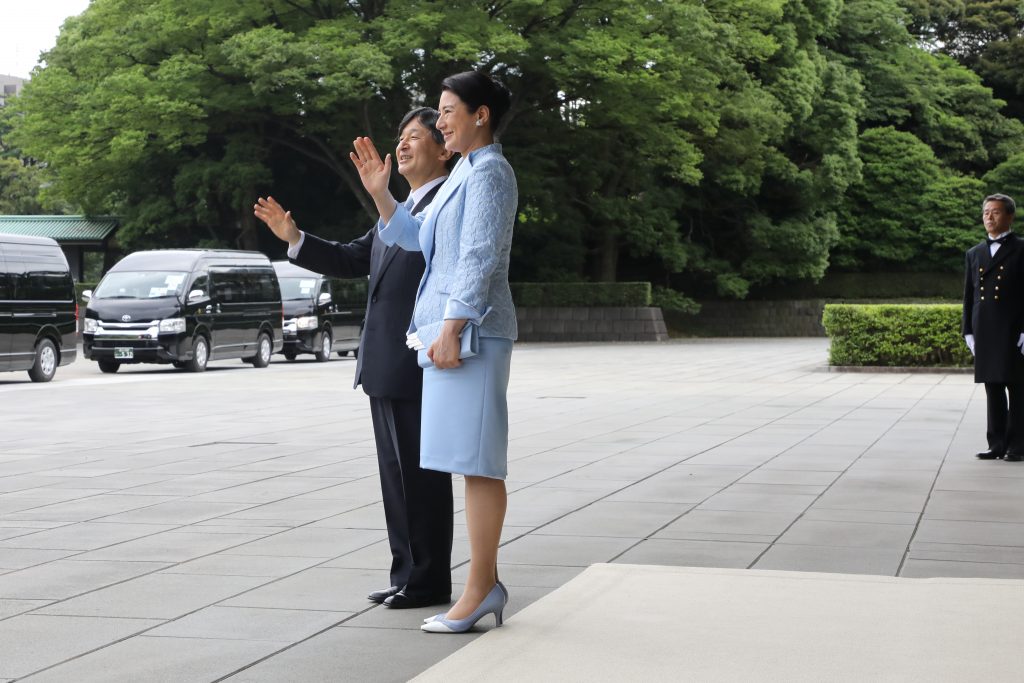 It will be the Imperial couple's first visit to disaster-hit areas since the Emperor ascended the throne on May 1. (AFP)