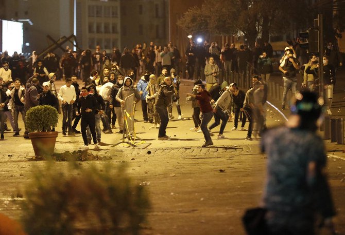 Beirut was rocked by the most violent government crackdown on protesters since nationwide demonstrations began two months ago. (AP)