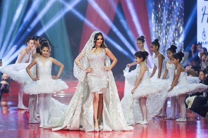 Hany El-Behairy unveiled the world’s most expensive wedding dress on Dec. 23. (Instagam)