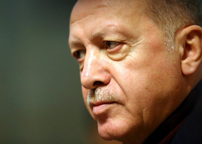 Turkey's President Recep Tayyip Erdogan leaves after the Global Refugee Forum at the United Nations in Geneva, Switzerland, December 17, 2019. (Reuters)