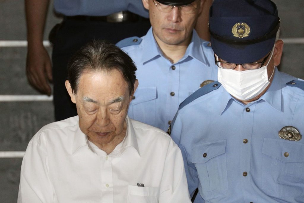 Kumazawa, 76, pleaded guilty in the first hearing of his lay judge trial at Tokyo District Court. (Reuters)