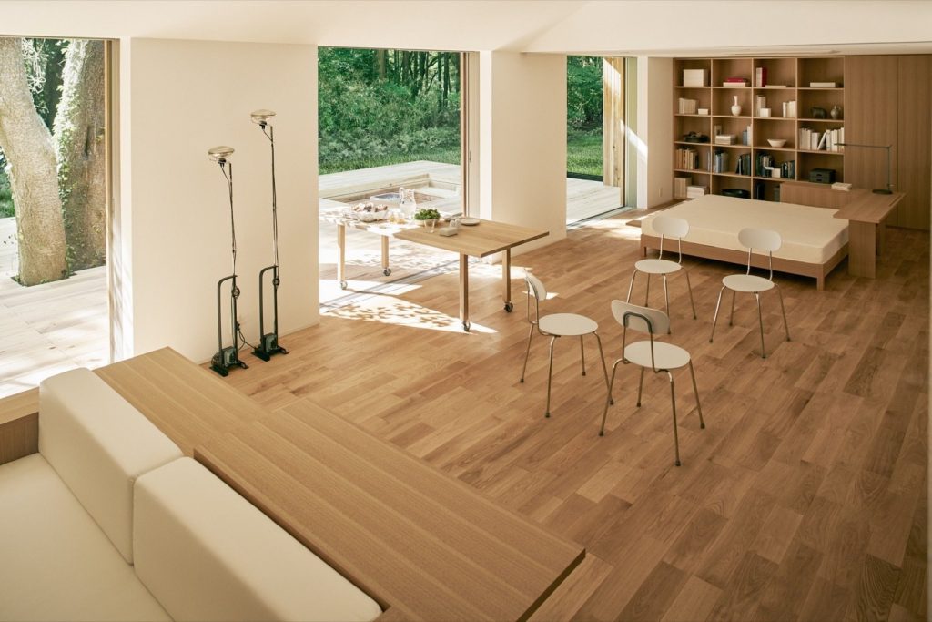 The house looks neatly positioned for retirees around the world. (Photo courtesy: MUJI)