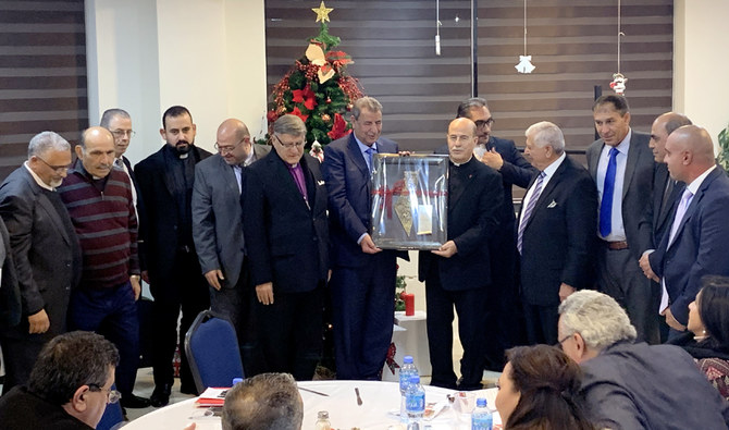 Palestinian evangelicals celebrated a decree issued by President Mahmoud Abbas recognizing the Evangelical Council in the Holy Land as representative of local Christians. (Supplied)