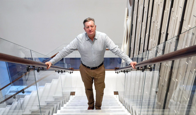 Steve Eisman, one of the investors who spotted the subprime bubble that caused the latest financial crisis is seen in his New York office on November 22, 2019. (AFP)