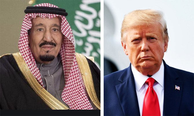King Salman and President Trump. (AN file photos)