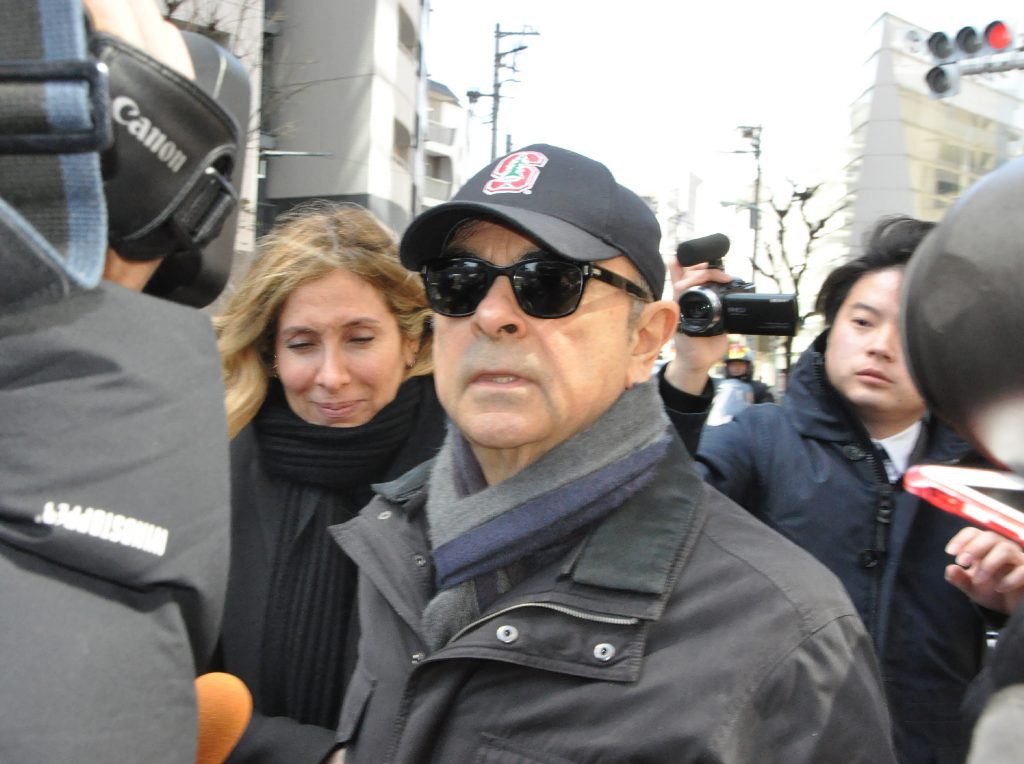 A source close to Ghosn said that only a limited number of journalists will likely be invited to attend the press conference. (AFP)