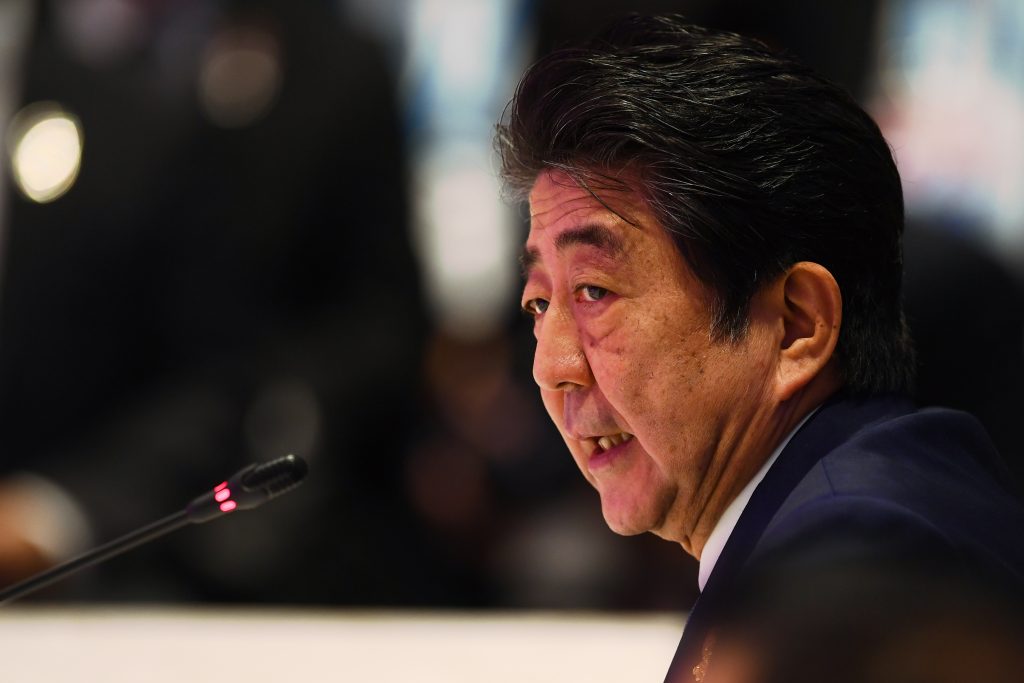Japanese Prime Minister Shinzo Abe said on Sunday the government was working with Chinese authorities to arrange a charter flight for any Japanese nationals who wish to return from Wuhan. (AFP)