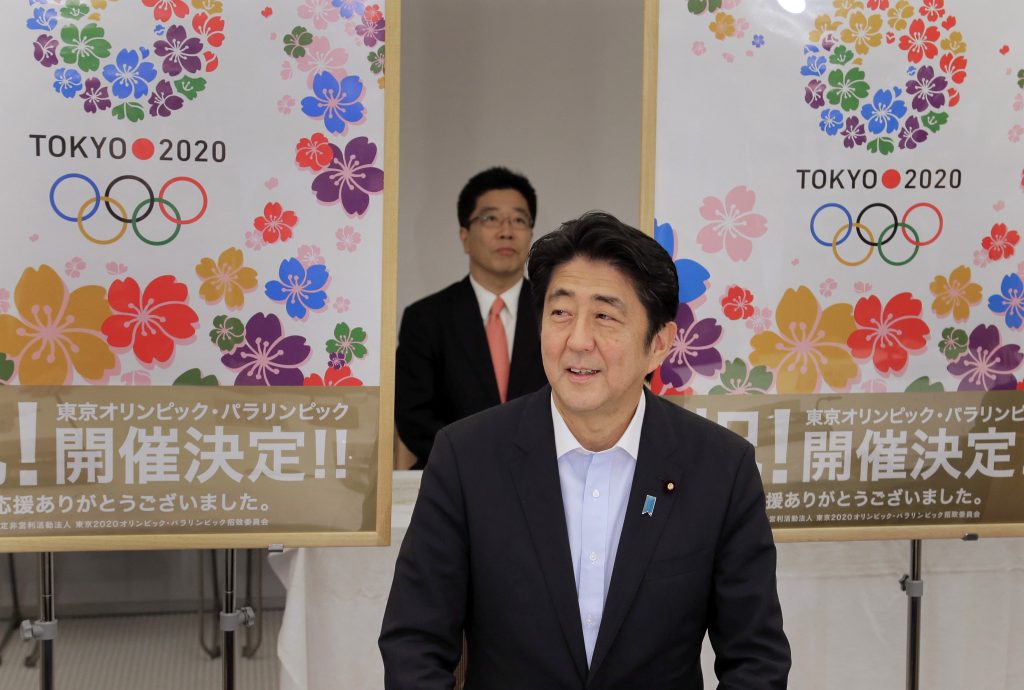 In a speech that mentioned the Olympics and Paralympics by name more than a dozen times, Abe said this year's Games will do the same thing for a nation he said was written off after a long period of economic stagnation. (AFP)