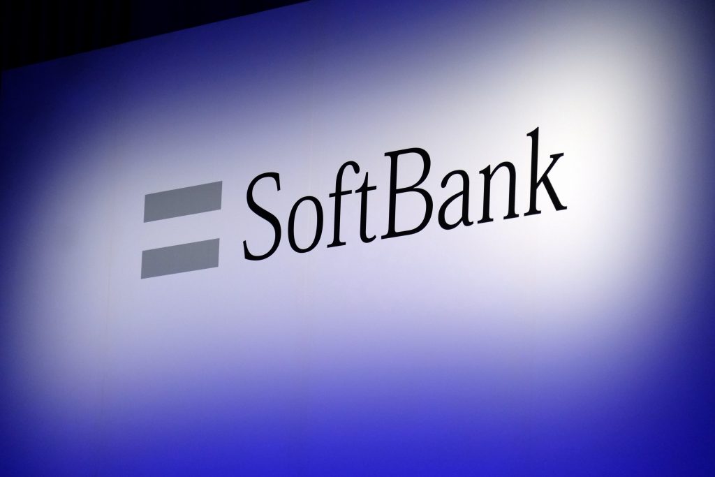 SoftBank logo at their headquarters in Silicon Valley. (Shutterstock)
