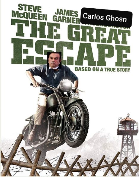 Hollywood-esque escape has already become an internet meme. Credit: @redadoux via twitter.com