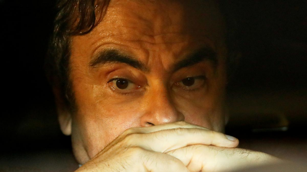 According to reports, fugitive tycoon Carlos Ghosn left the country hidden inside a large container used for audio equipment. (Reuters)