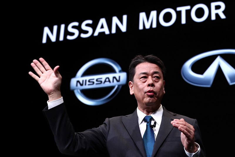 Nissan Chief Executive Makoto Uchida told reporters that in order to leverage their respective strengths, Nissan would take the lead in China, Renault in Europe and Mitsubishi in southeast Asia. (AFP/file)