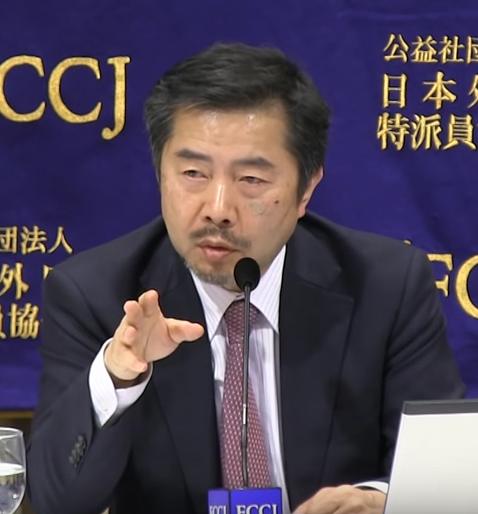 Nobuo Gohara during a press conference at the Foreign Correspondents Club of Japan (FCCJ) Jan. 22. (AN photo)