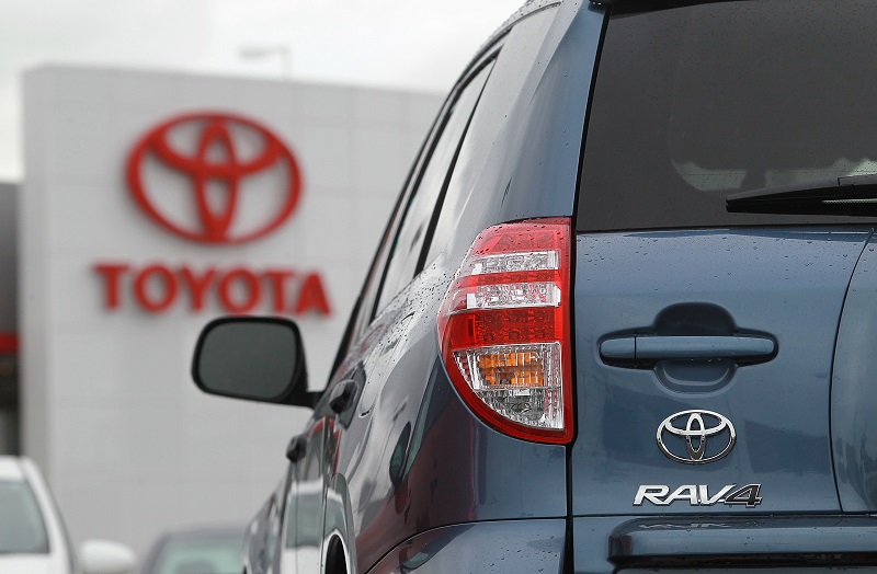 The recall of Toyota cars covers gas and electric versions of the RAV4 SUV and the Celica sports car from 1997 to 1999. (AFP/file)