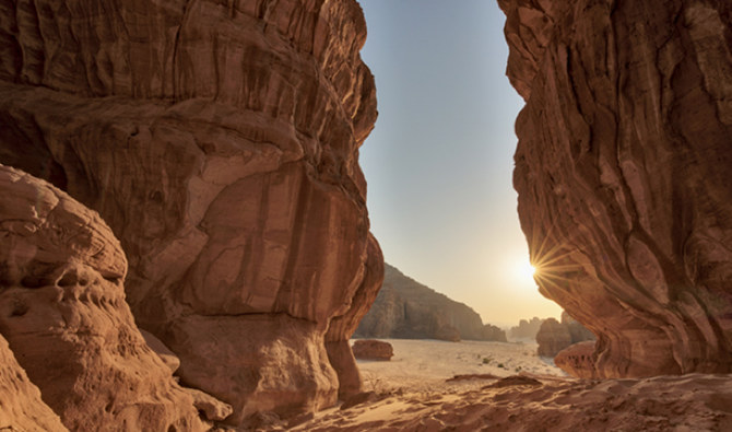 AlUla is an archaeological marvel — boasting golden sandstone canyons, colossal arches and rock formations — that has played host to numerous ancient civilizations, making it a significant cultural crossroads. (Photo/Supplied)