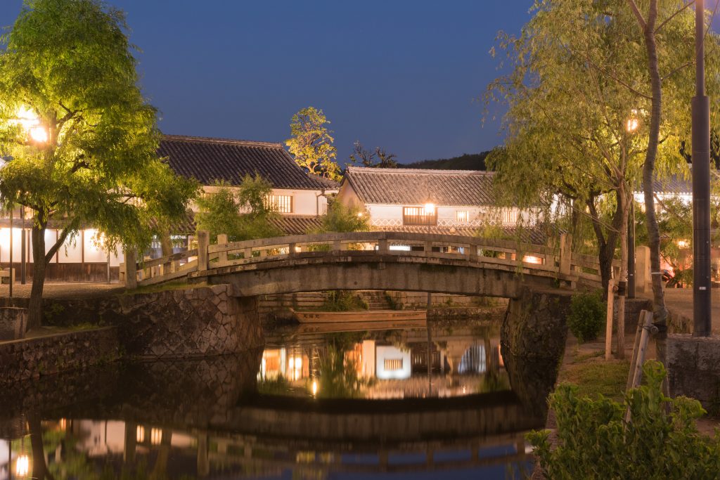 Japan’s merchant district in Kurashiki, Okayama is also known as the ‘warehouse village’ (Supplied)