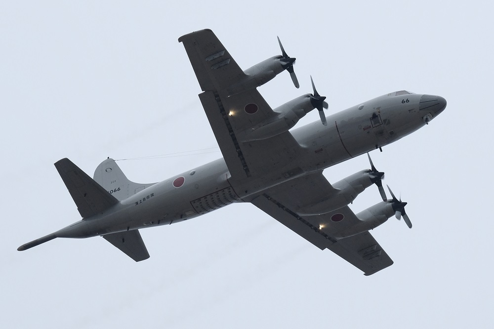 The C-130H transport aircraft of the ASDF and some 70 members will start airlifting relief supplies and firefighters as soon as they get ready. (AFP file)