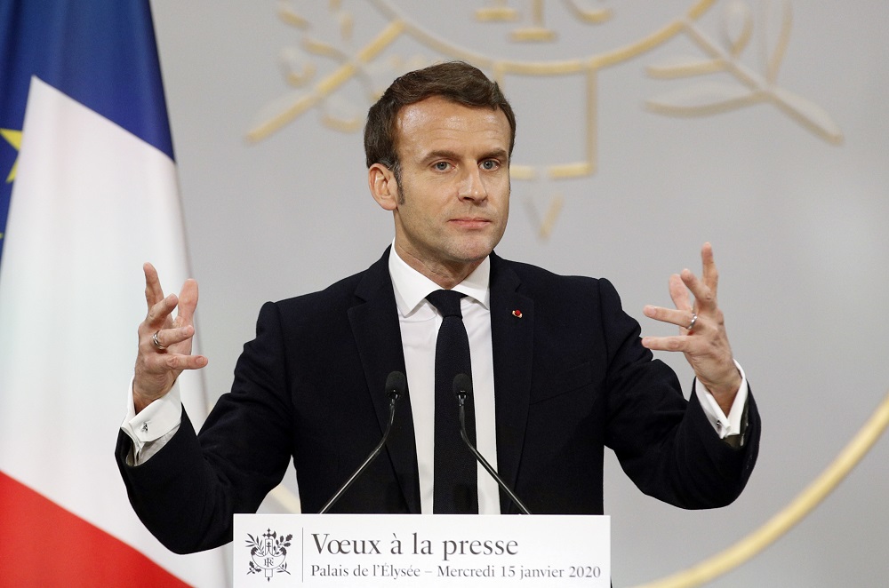 At a press conference in Paris, Macron said that he had repeatedly told Abe that the conditions of Ghosn's detention and interrogation are not satisfying. (Supplied)
