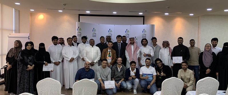 The engineers who completed their Quality Control (QC) training program at the MODON in Jeddah. (Supplied)